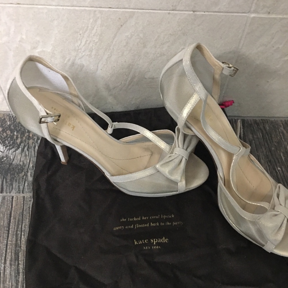 Kate Spade open toe heels